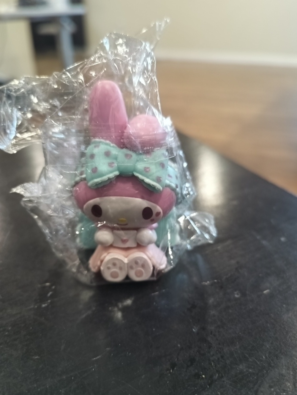 Sanrio My Melody Pastel Pink & Mint Mini Figure with Bow